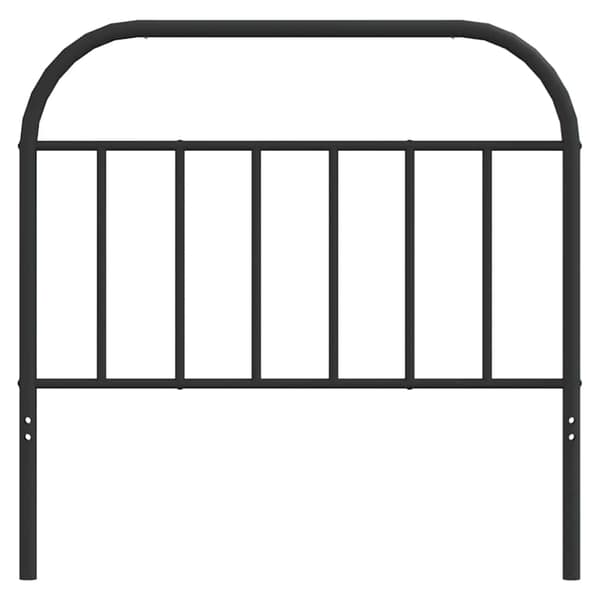vidaXL metalsengegavl, sort, 100 cm