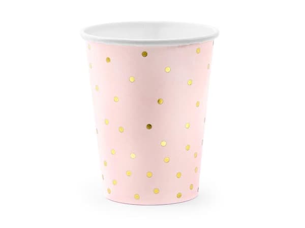 Prickiga koppar ljusrosa 260 ml 6 st