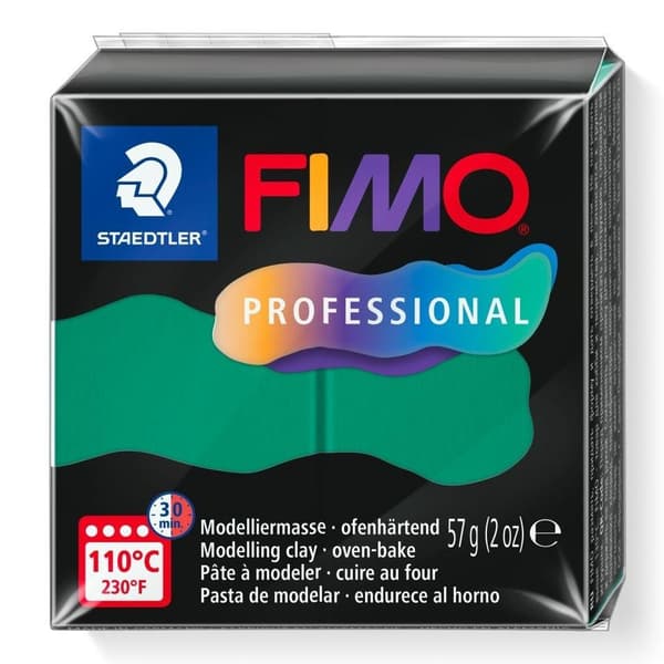 Fimo polymerlera 57g havsgrön