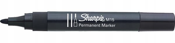 MARKER SHARPIE PERMANENT M15 SVART OK (12) 2117