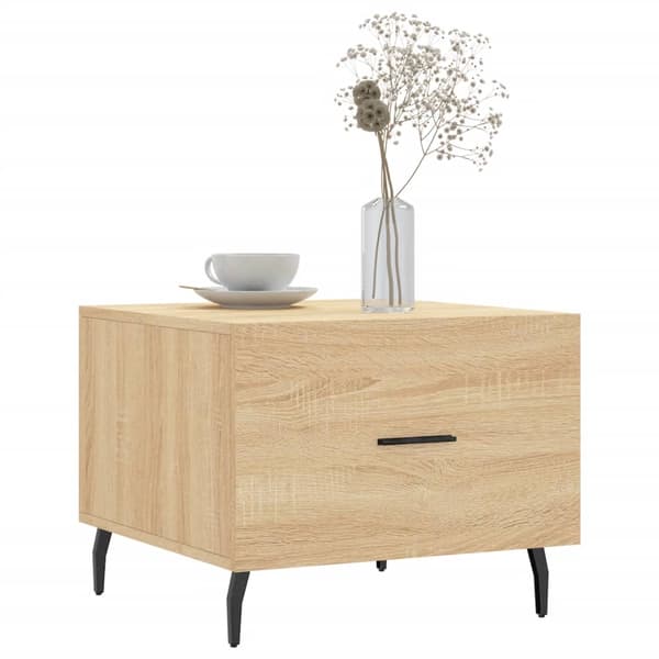 vidaXL Soffbord, set om 2, Sonoma Ek, 50x50x40 cm