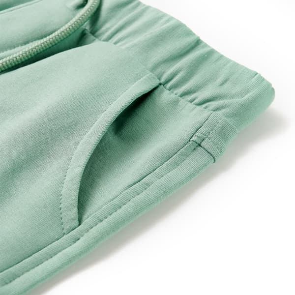 Børneshorts med snøre, lys khaki, 140