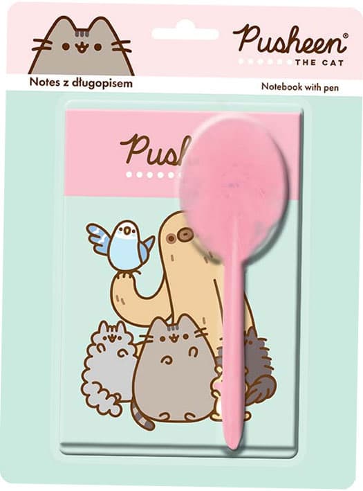 Pusheen pen og notesbogsæt