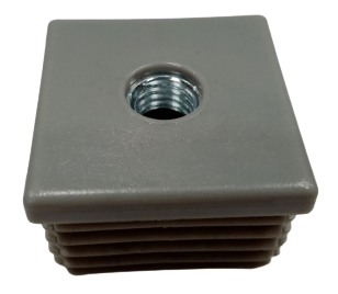 Tulppasisäke metallikierteellä M8 30x30 20 kpl harmaa