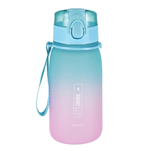 400 ml sini-pinkki ombre-pullo