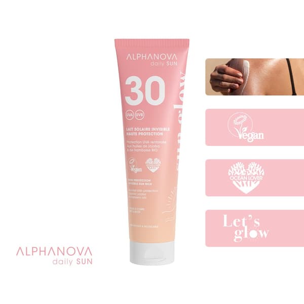 Alphanova Daily Sun Glow solcremelotion SPF30, 150 ml