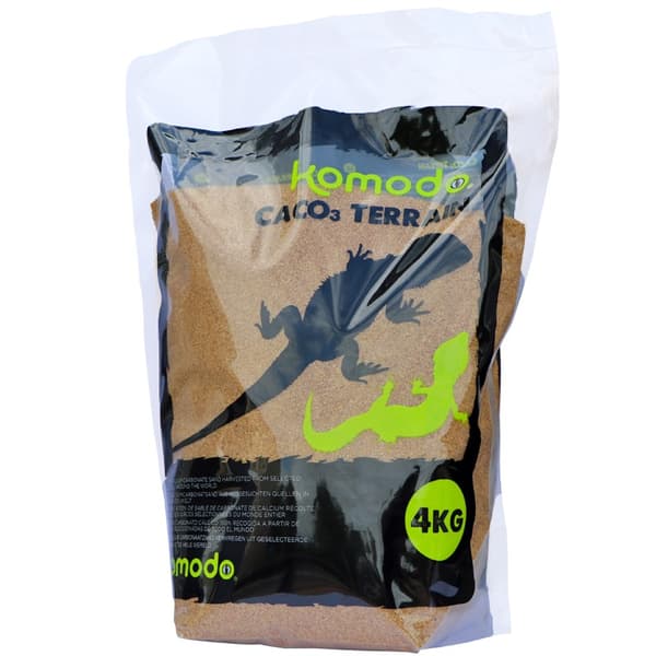 Komodo CaCo3 Sand Caramel - spiseligt sand til krybdyr