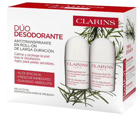 Clarins Roll-on Deodorant Set 50 ml x 2 st