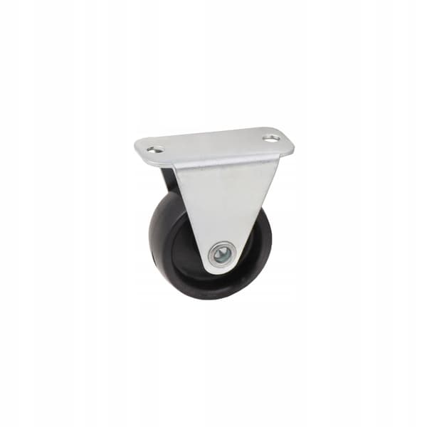 PYÖRÄ D-30mm K=41mm huonekalurulla ei-pyörivä musta
