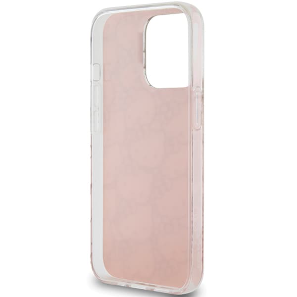 Hello Kitty IML Gradient Electrop Crowded Kitty Head-skal till iPhone 15 Pro, rosa