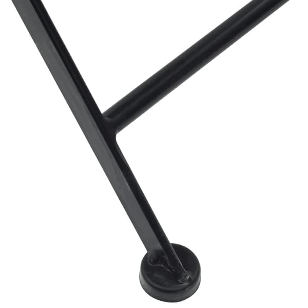 vidaXL foldbare bistrostole, sæt med 2, terrakotta, keramik