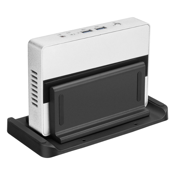 Mini computerbeslag til bordskærm VESA 75x75 100x100 op til 3 kg