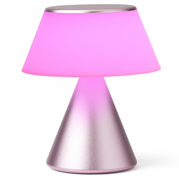Lexon Luma M LED-lamppu, vaaleanpunainen