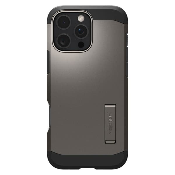 Spigen Tough Armor MagSafe -kotelo iPhone 16 Prolle, teräs