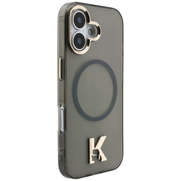 Karl Lagerfeld IML K-hovedlogo MagSafe-etui til iPhone 17, sort