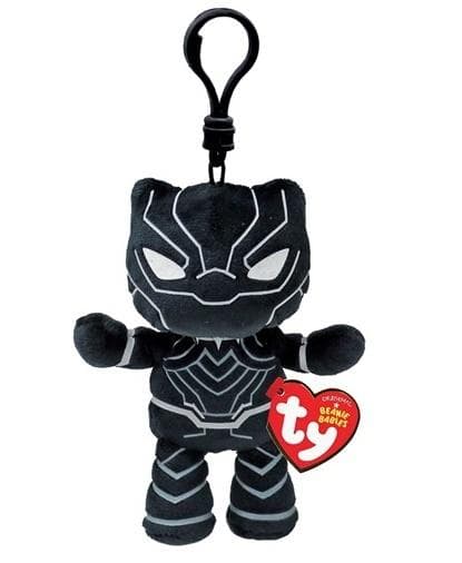 Beanie Babies Marvel - Svart Panter 8,5 cm
