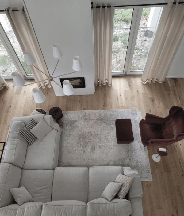 CLASSY PLUS Guld LINEN Lysekrone - smal