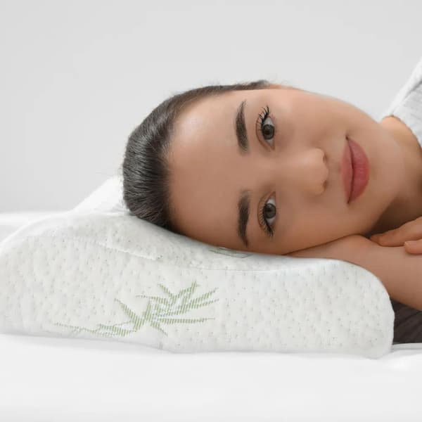 ERGONOMISK SOVEPUDE, MEMORY FOAM, SIDE, STOR