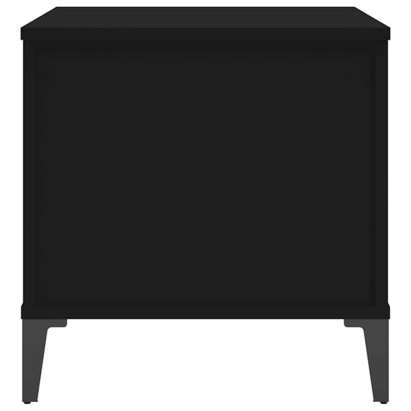 vidaXL sofabord, sort, 60x44,5x45 cm, træbaseret materiale