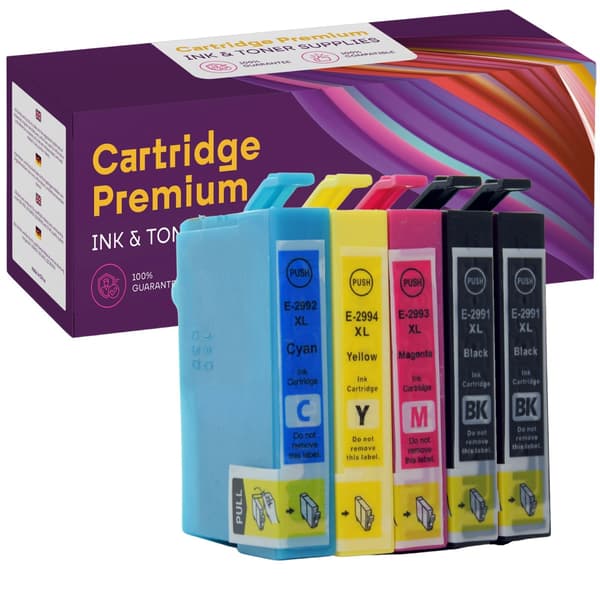 5x blækpatroner til Epson GP-E2996CMYKK