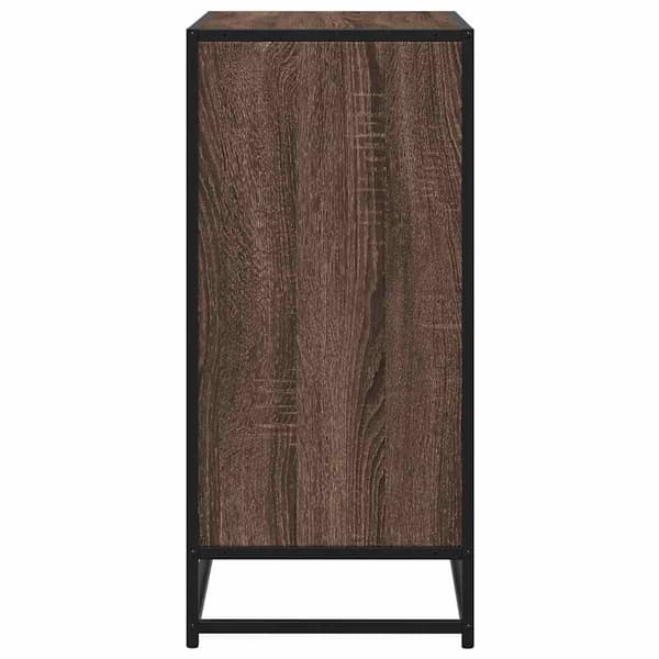 vidaXL kommode, brun eg, 68x35x76 cm, træbaseret materiale
