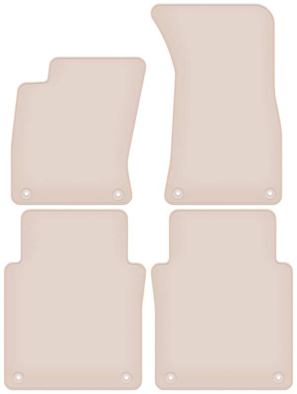 PREMIUM beige måtter til: Audi A8 D3 Lang / lang 2002-2009
