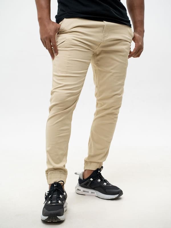 Beige joggingbukser til mænd MyStars Classic 30