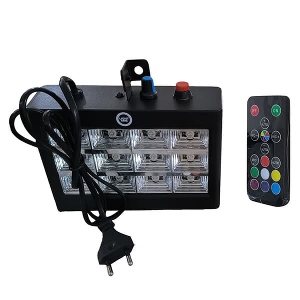LIGHT4ME Strobe Panel stroboskop RGB diskoteksbelysning blinder lyseffekt LED