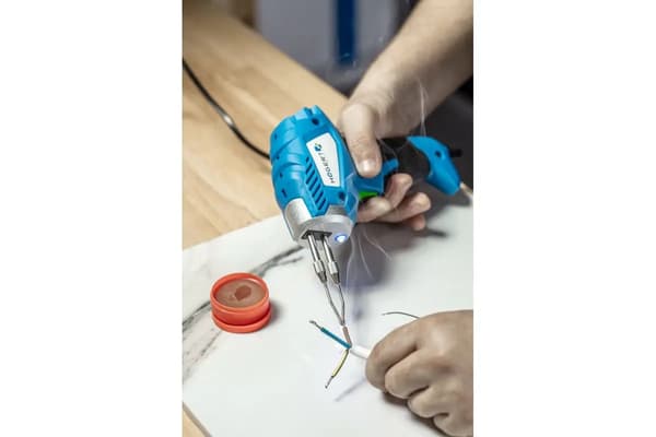 Transformatorlödkolv 100W Nät 230V 500°C Hoegert Technik