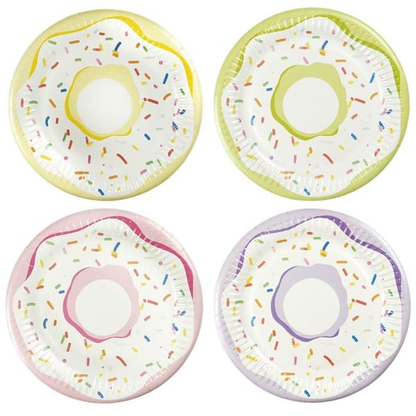 Donut paptallerkener 8 stk.