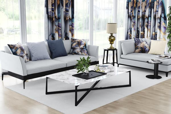 Gardin på tape print 183