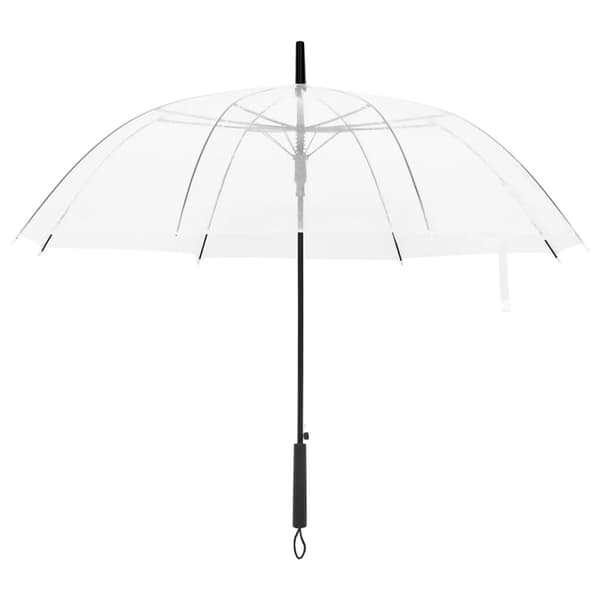 vidaXL Läpinäkyvä sateenvarjo, 100 cm