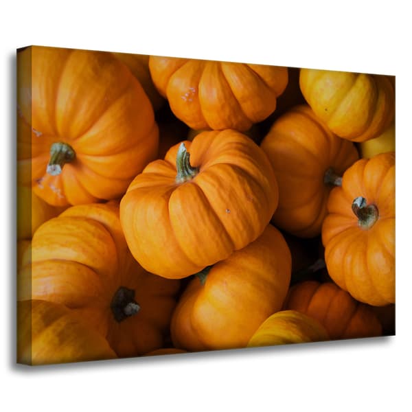 Canvastavla Kök Höstpumpor 70x50 cm