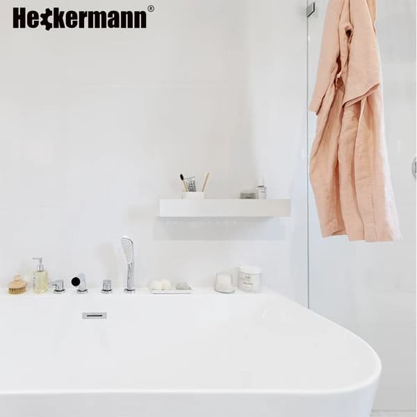 Heckermann Hvid Badeværelseshylde 40cm