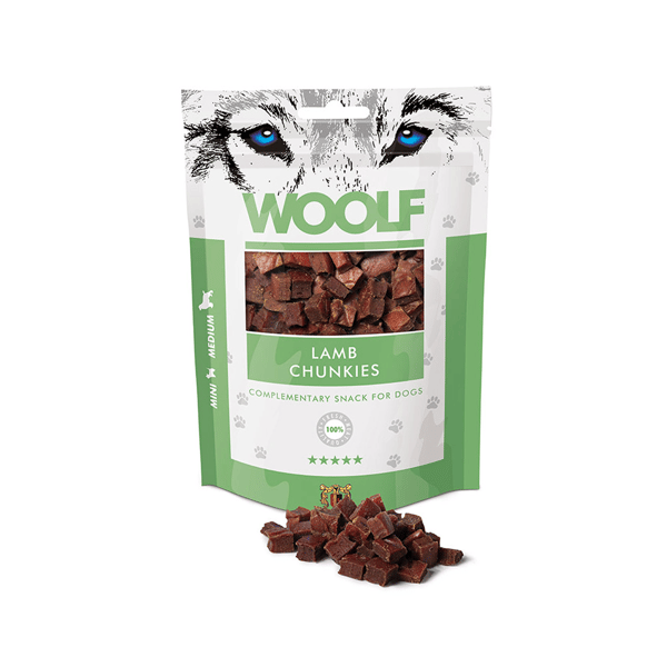 Woolf Hundgodistränare Lamm Mini Mellanras 100g