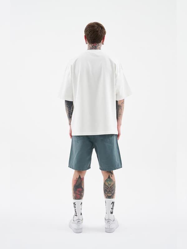 MyStars Washing Basic 31 Blå Herrjeansshorts