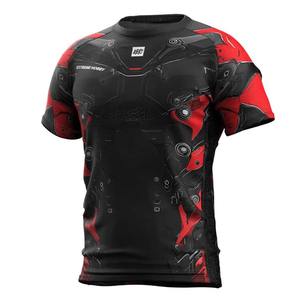 IRON FORCE M RED Teknisk T-shirt til mænd
