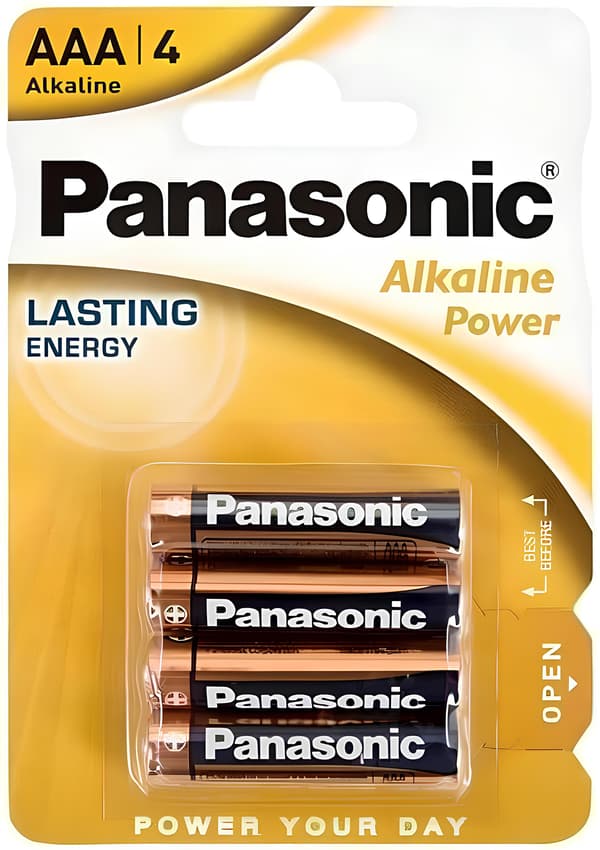 40x Panasonic Power LR03 AAA de mest kraftfulde alkaliske batterier