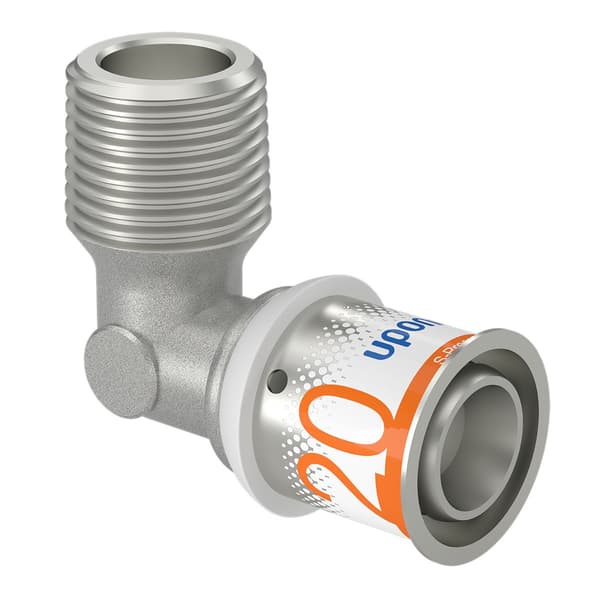20-R1/2"MT udvendig gevindbøjning Uponor S-Press Plus