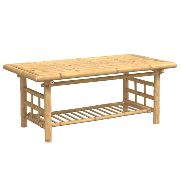 vidaXL Sohvapöytä, 110x55x45 cm, Bambu