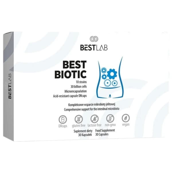 BestLab-BestBiotic 30 kapsler