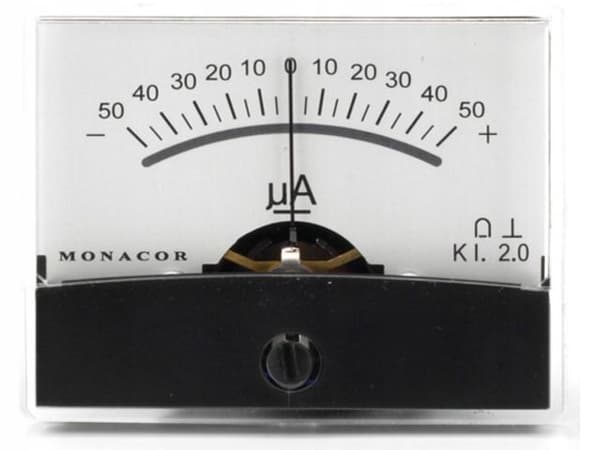 Monacor PM-2/+-50UA - Bevægelige spolemålere