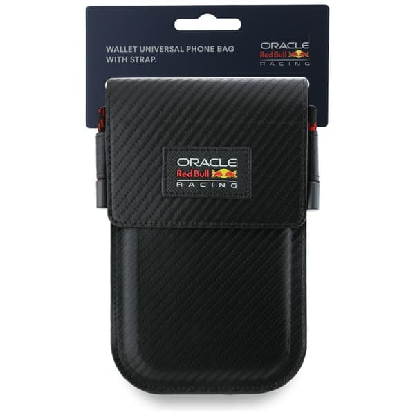 Red Bull Carbon Skuldertaske til Telefon, Sort