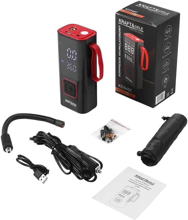 85W 7800mAh batterikompressor KD5497