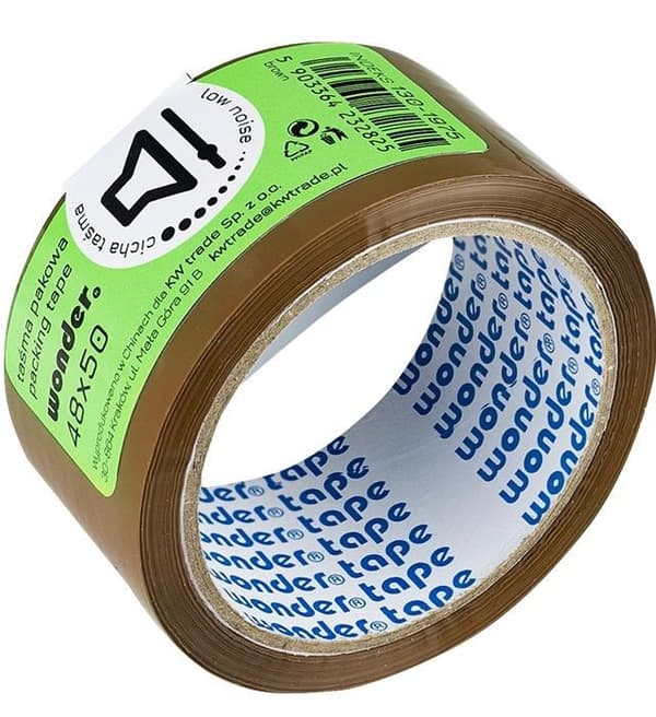 Tyst packtejp 48x50 brun WONDER