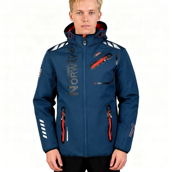Geographical Norway Softshell Royaute marinrød herre størrelse S