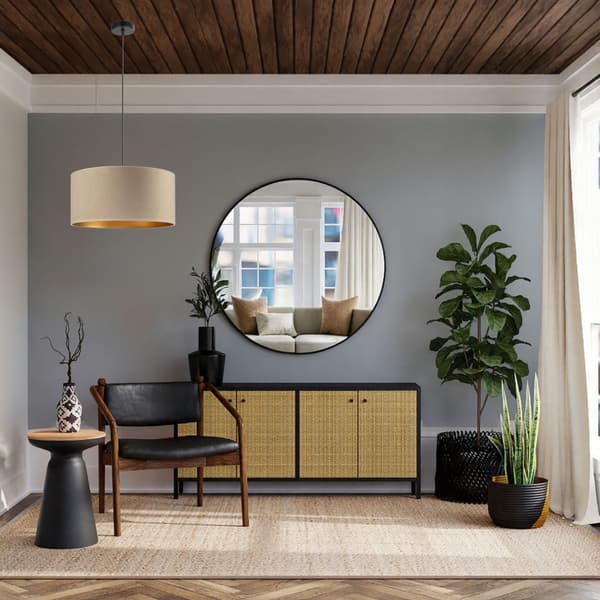 Tornado AD1-lampa, cappuccino-guld sammet