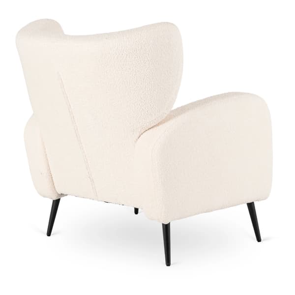 NICO Creme Boucle Moderne Loungestol