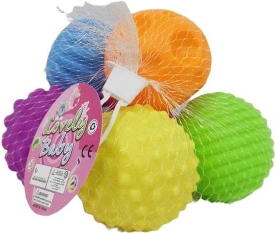 Sæt med 6 bløde bolde