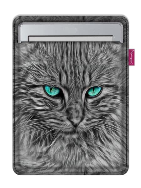 Arco Design 6-7" e-boksfodral - EcoFilc, Baltazar-tryck, grå, passar Kindle / PocketBook